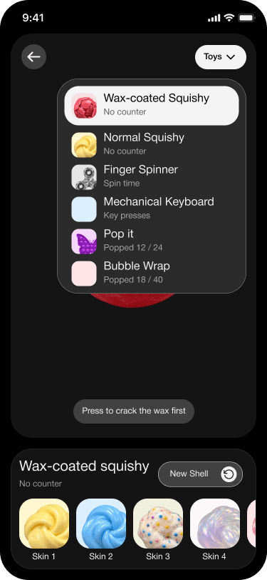 ASMR Squishy application screen 3