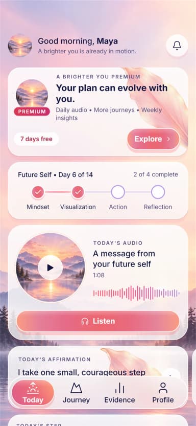 A Brighter You screen